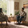 Bilingual therapy Virginia session in a welcoming counseling office