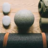 Yoga mats and massage tools for effective therapy techniques for stress management.
