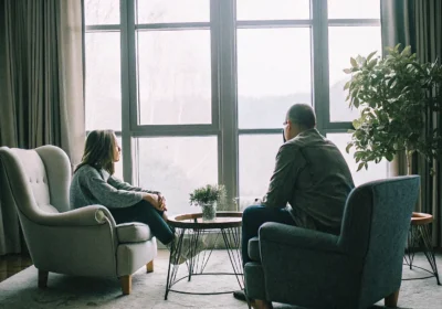 A person receiving help for PTSD recovery through trauma therapy.